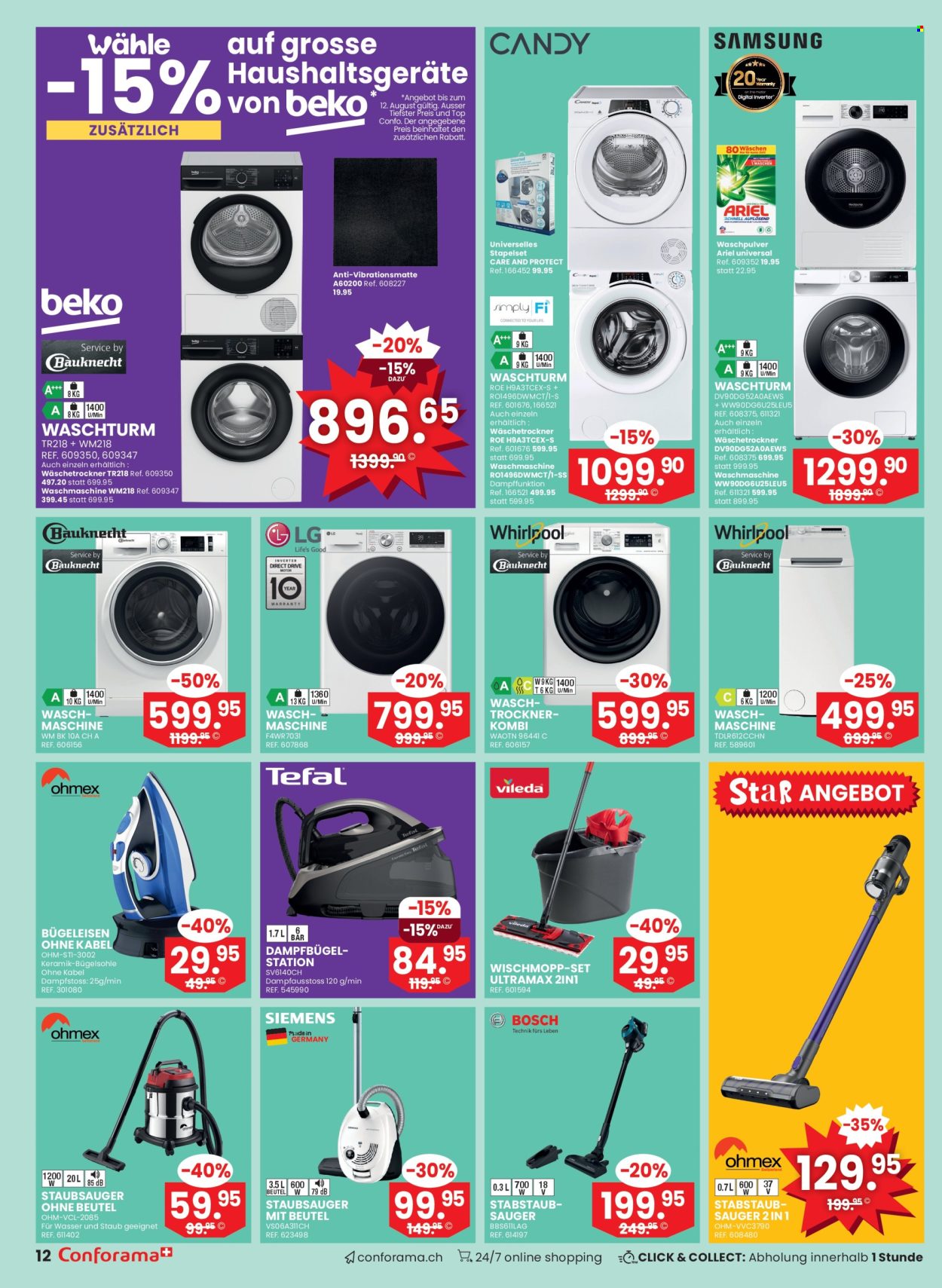 Volantino Conforama - 6.8.2025 - 26.8.2025. Pagina 12