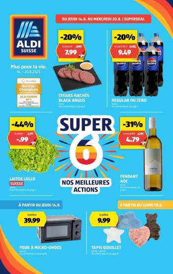 Catalogue Aldi - 14.8.2025 - 20.8.2025.