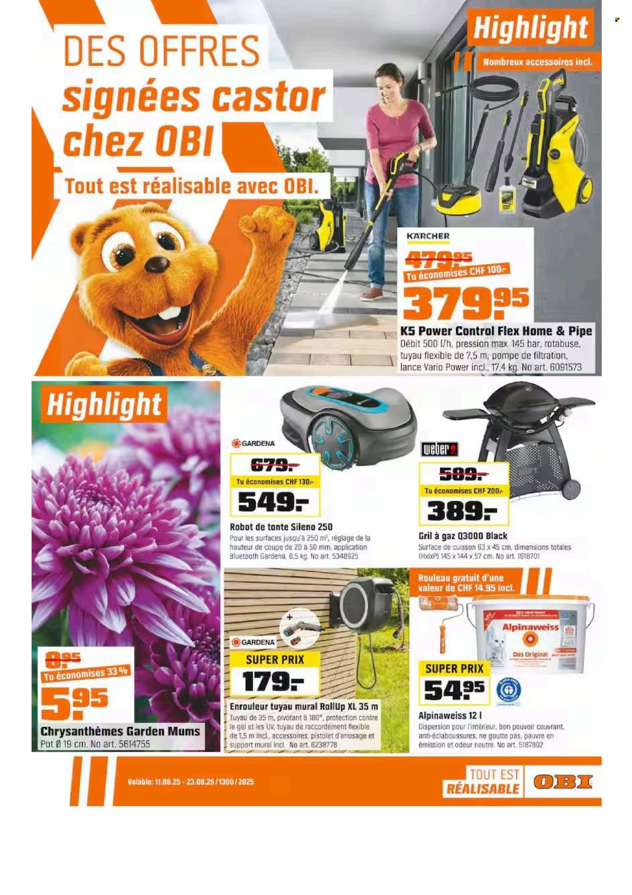 Volantino OBI - 11.8.2025 - 23.8.2025. Pagina 1