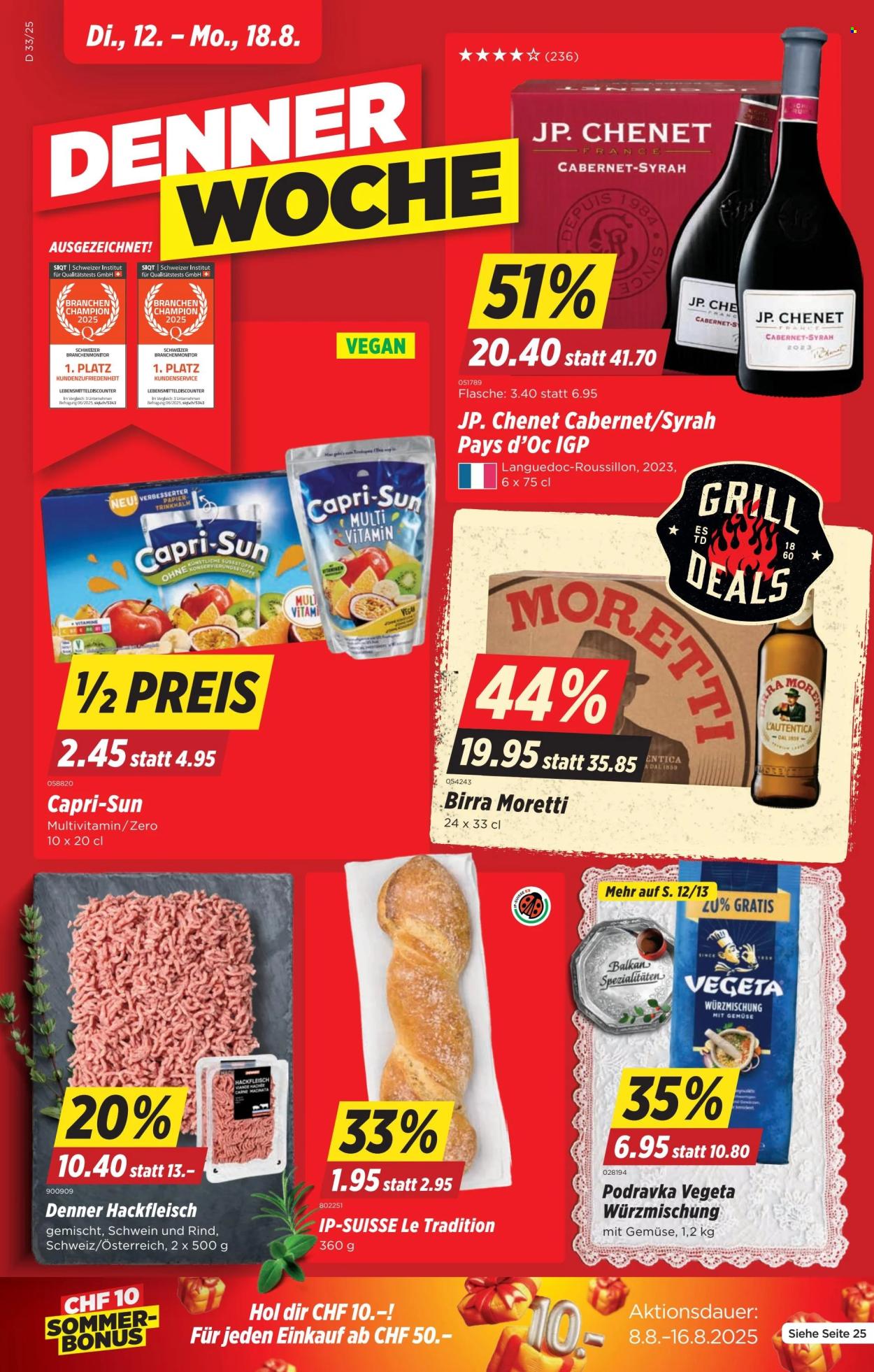 Catalogue Denner - 12.8.2025 - 18.8.2025. Page 1