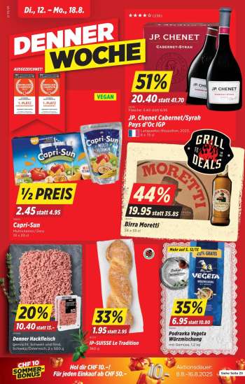 Volantino Denner - 12.8.2025 - 18.8.2025.