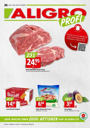 Prospekte ALIGRO - 18.8.2025 - 23.8.2025.