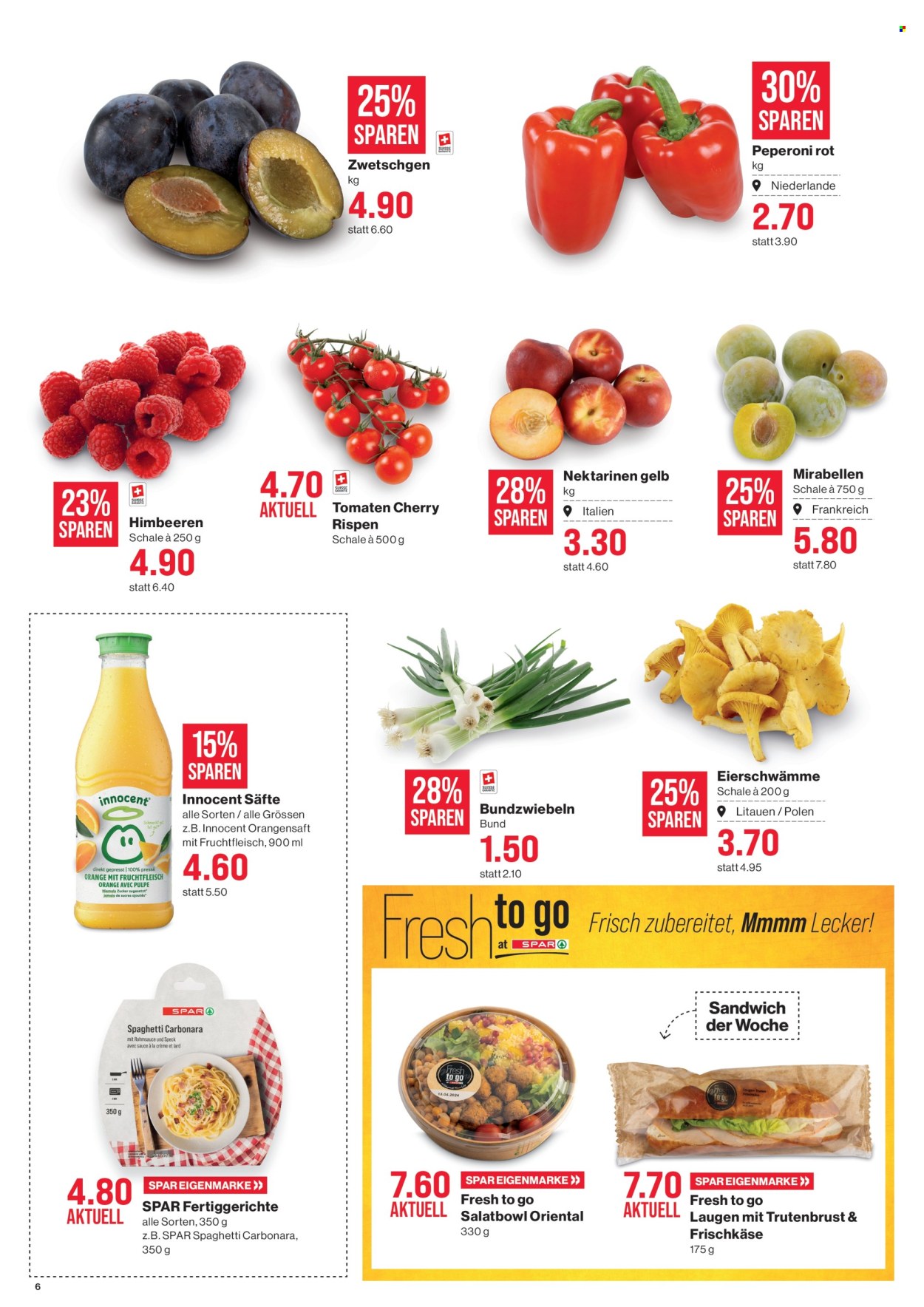 Prospekt SPAR - 14.8.2025 - 20.8.2025. Seite 6