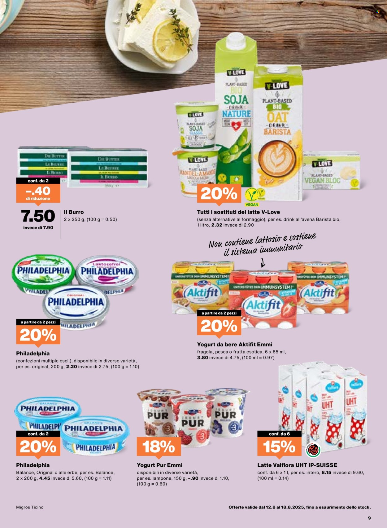 Volantino Migros - 12.8.2025 - 18.8.2025. Pagina 9