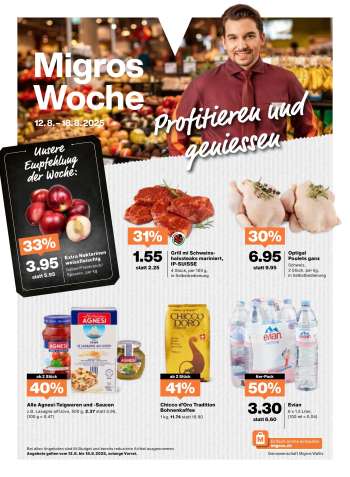 Prospekte Migros - 12.8.2025 - 18.8.2025.