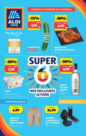 Catalogue Aldi - 21.8.2025 - 27.8.2025.