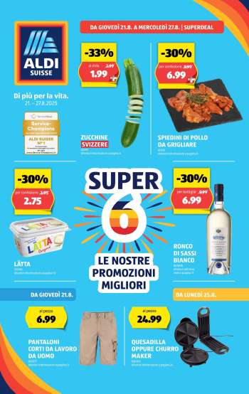 Volantino Aldi - 21.8.2025 - 27.8.2025.