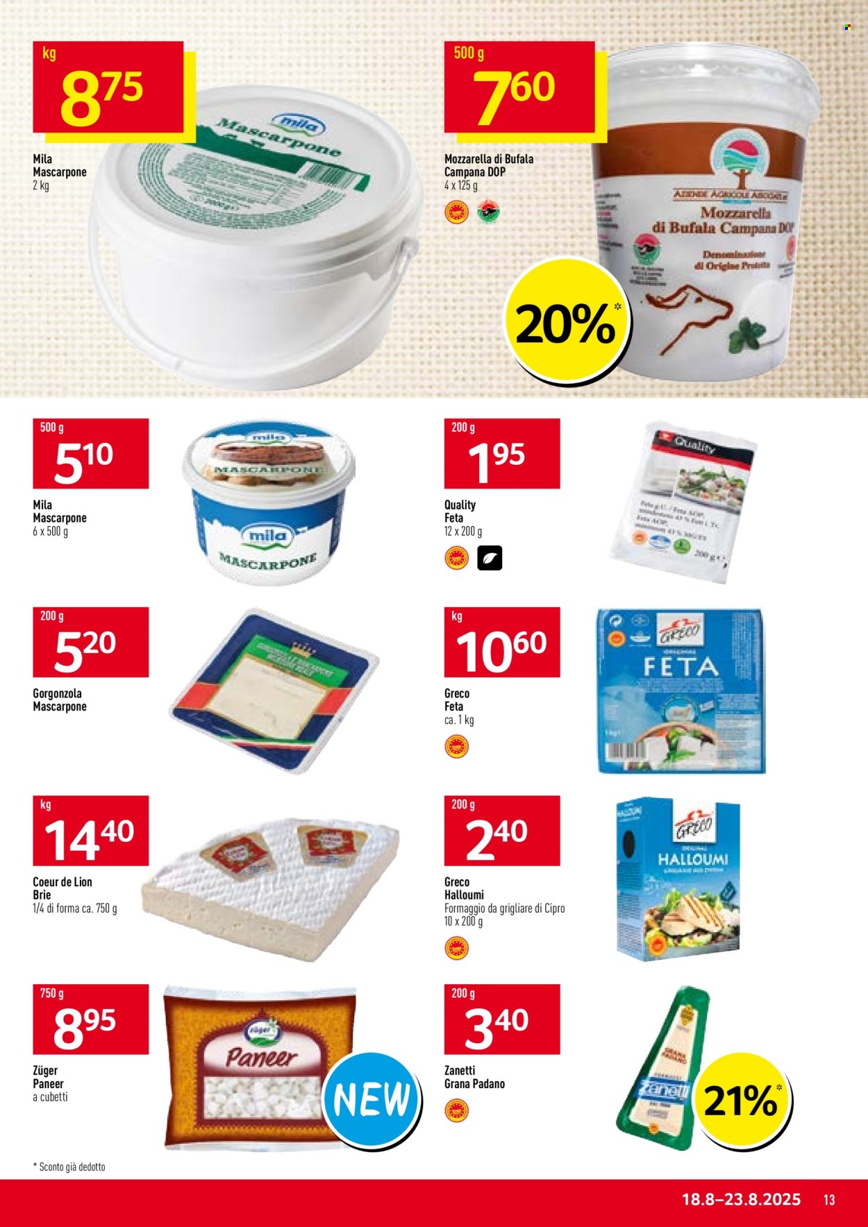 Volantino Prodega - 18.8.2025 - 23.8.2025. Pagina 13