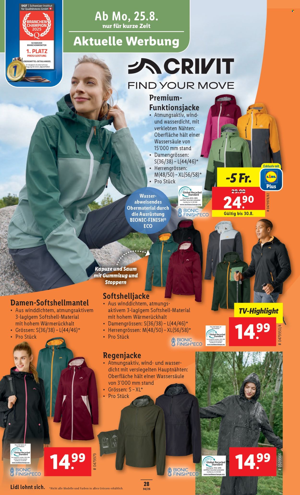 Volantino Lidl - 21.8.2025 - 27.8.2025. Pagina 30