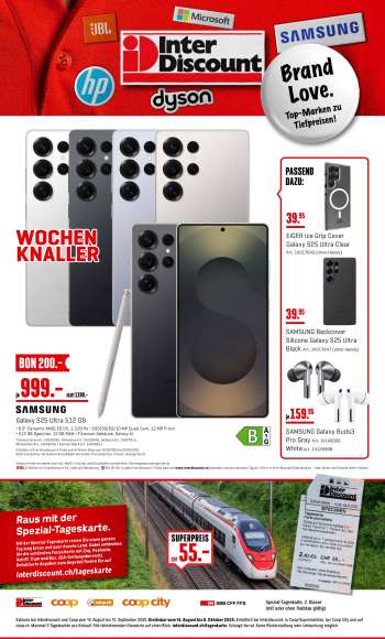 Catalogue Interdiscount - 18.8.2025 - 31.8.2025.