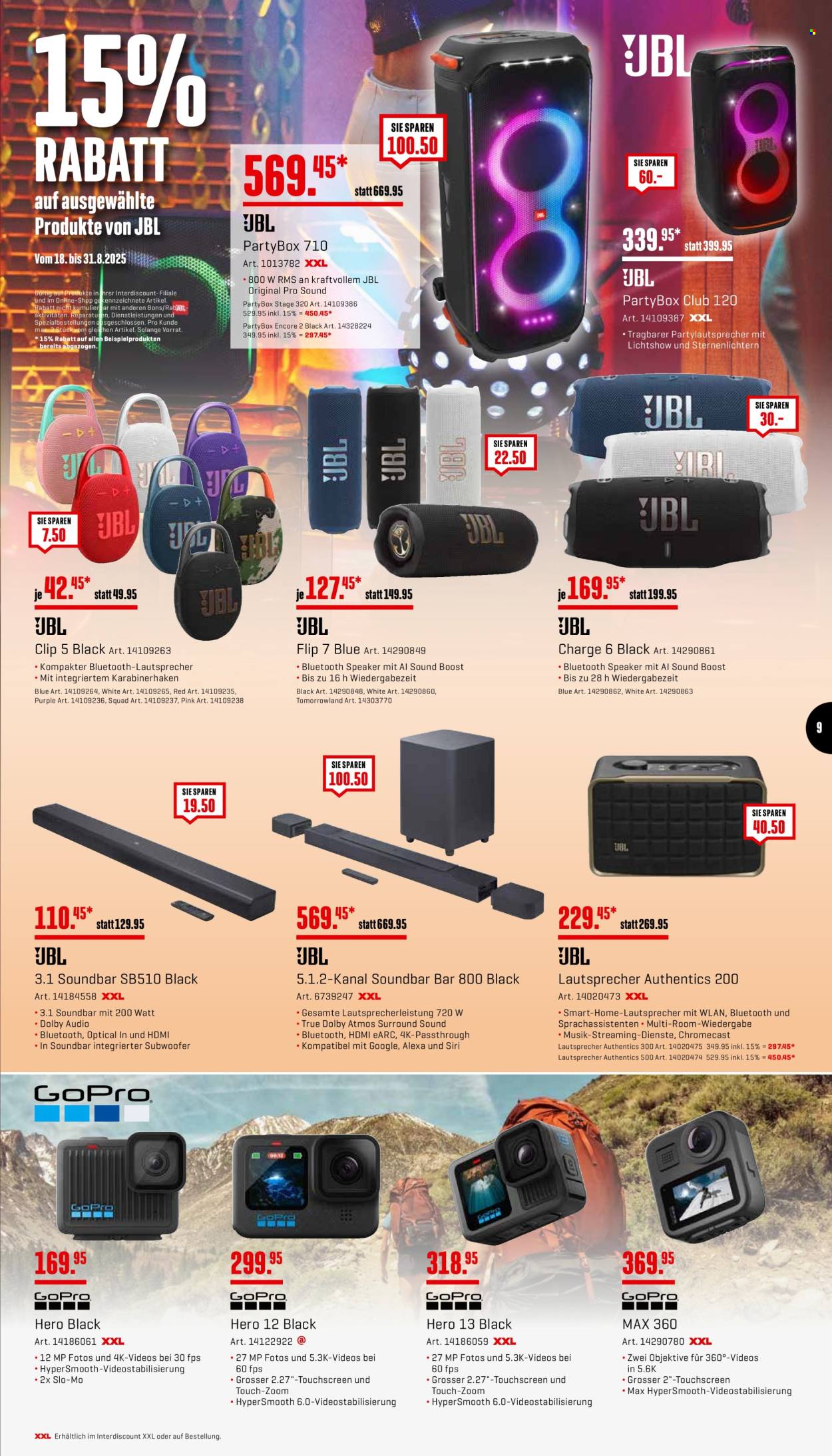 Prospekt Interdiscount - 18.8.2025 - 31.8.2025. Seite 9