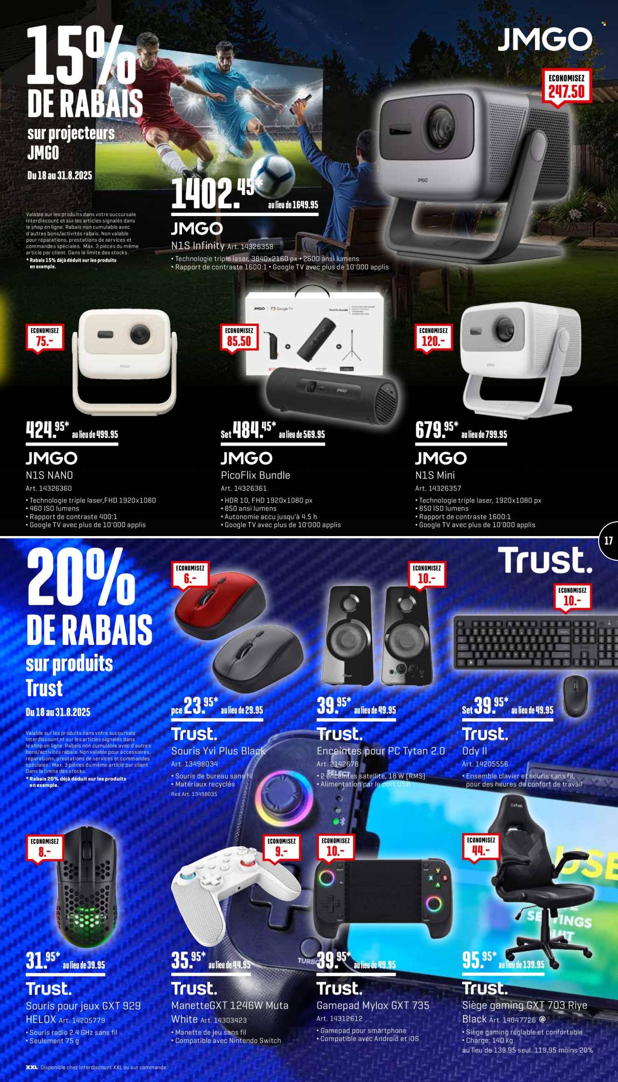Catalogue Interdiscount - 18.8.2025 - 31.8.2025. Page 17
