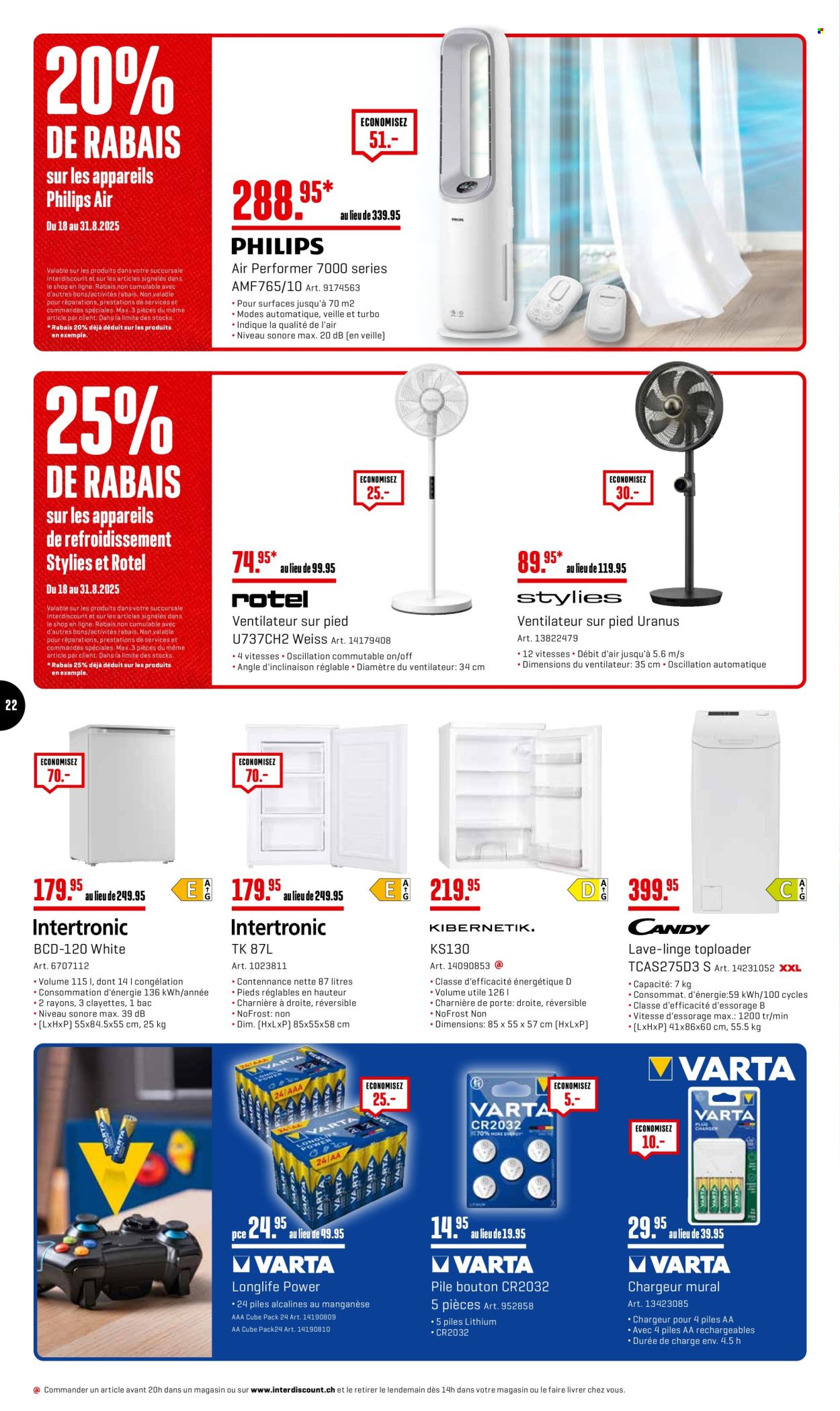 Catalogue Interdiscount - 18.8.2025 - 31.8.2025. Page 22