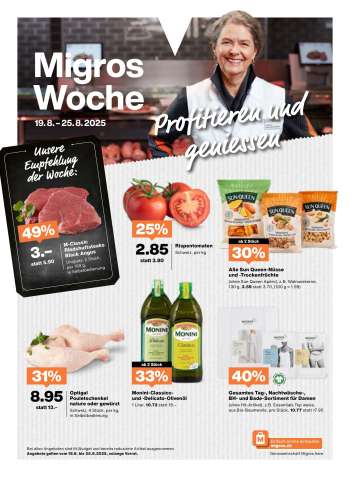 Catalogue Migros - 19.8.2025 - 25.8.2025.
