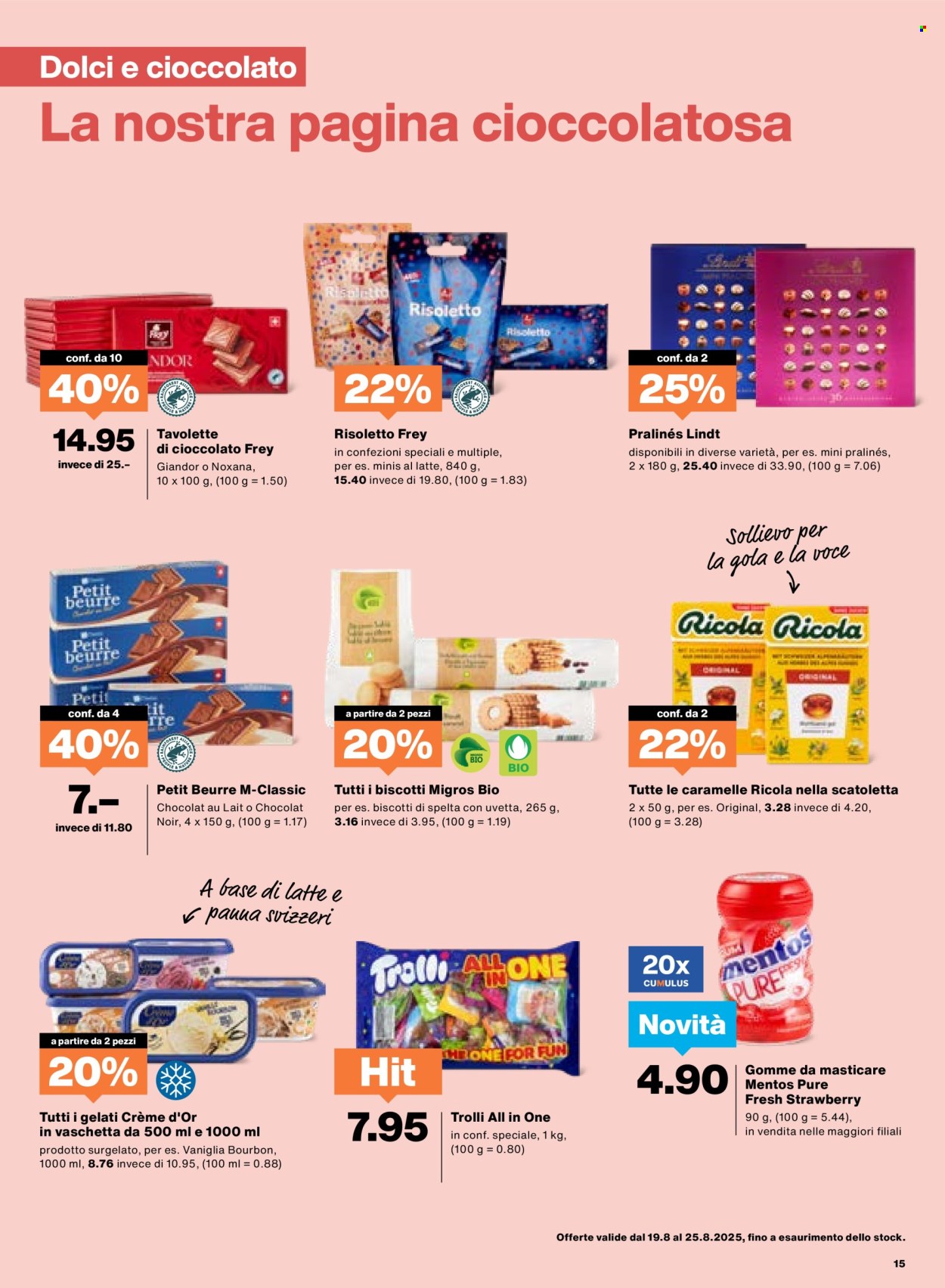 Volantino Migros - 19.8.2025 - 25.8.2025. Pagina 15