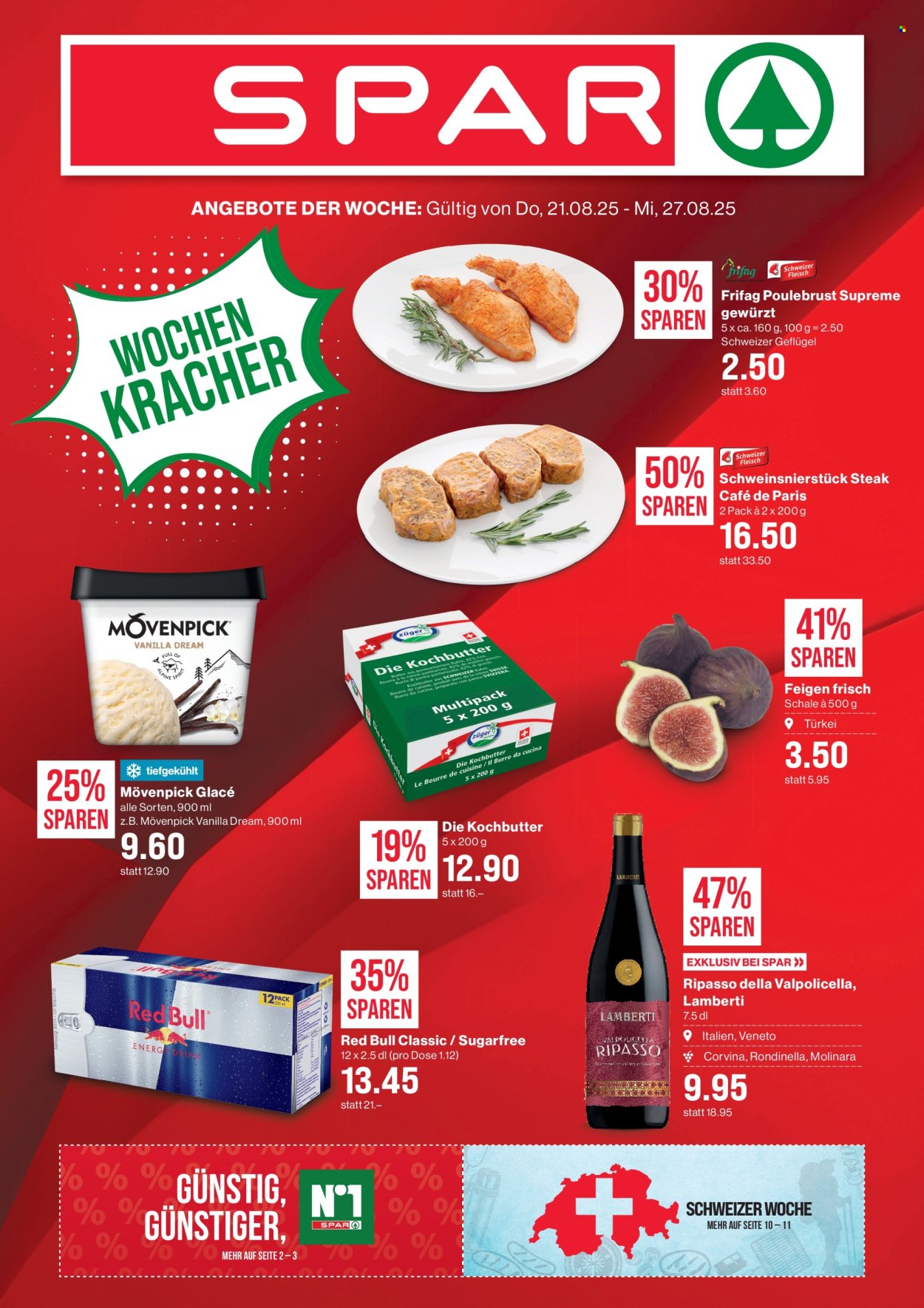 Prospekt SPAR - 21.8.2025 - 27.8.2025. Seite 1