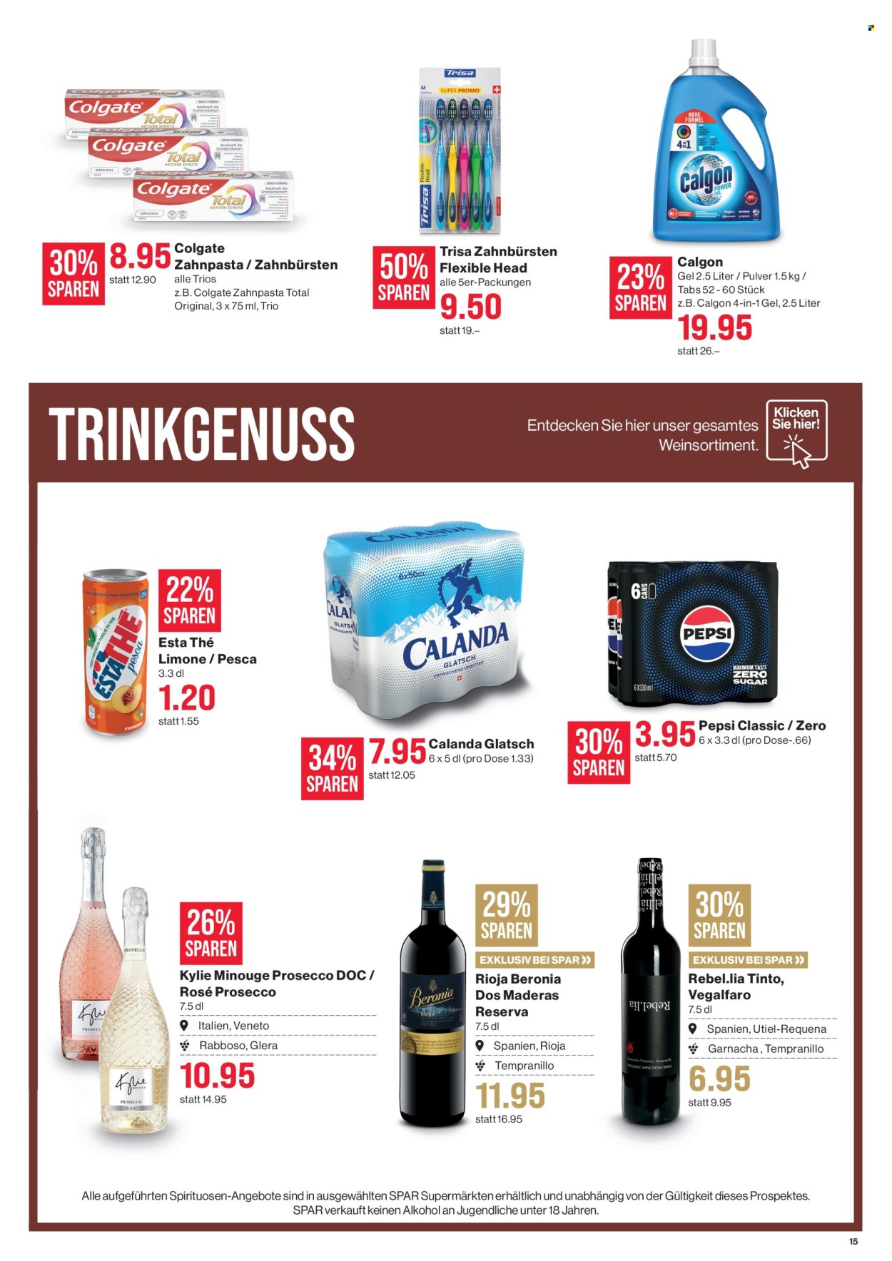 Prospekt SPAR - 21.8.2025 - 27.8.2025. Seite 15