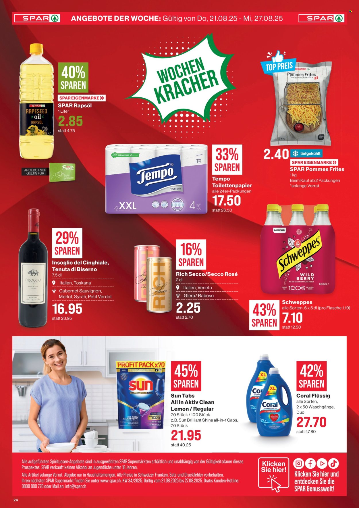 Prospekt SPAR - 21.8.2025 - 27.8.2025. Seite 24