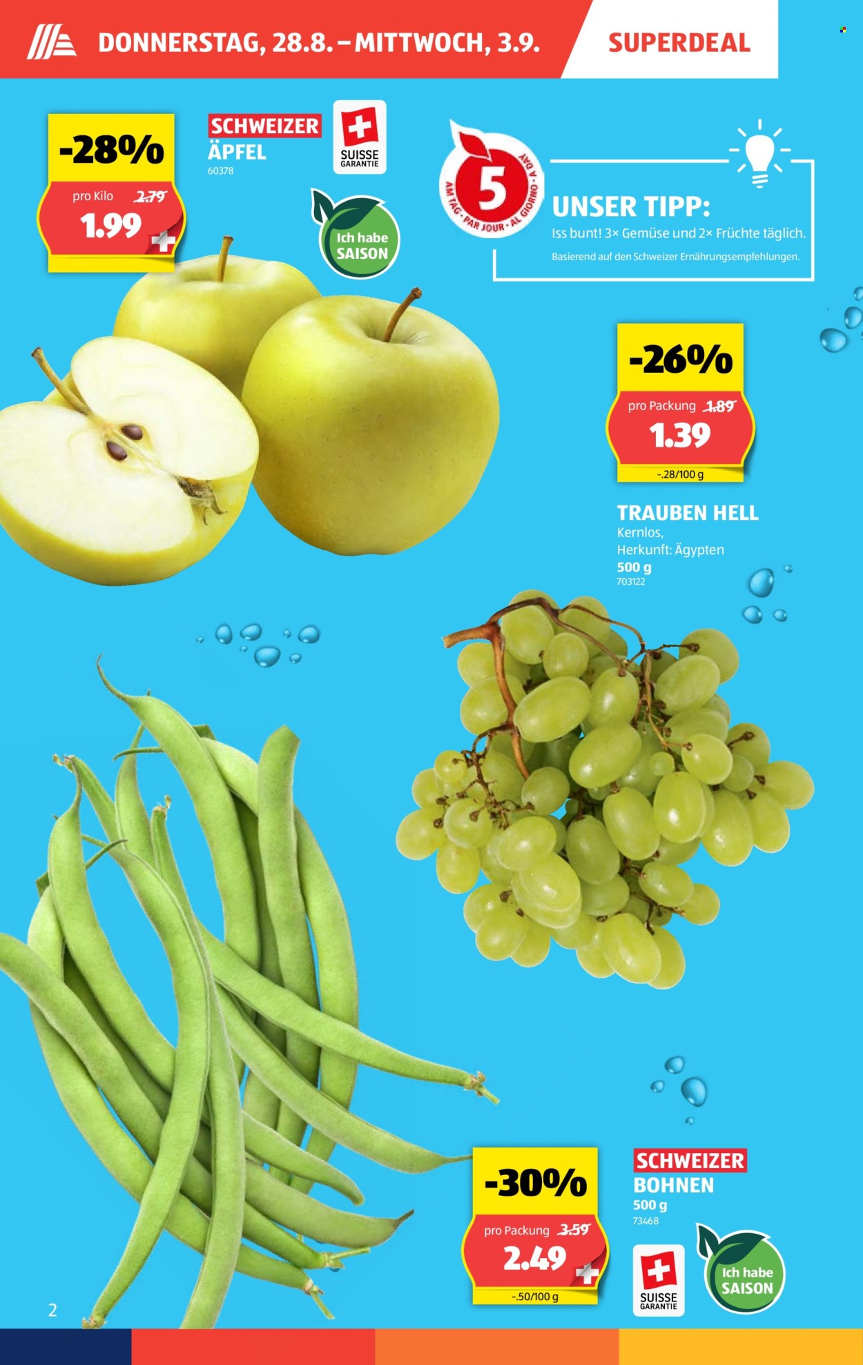 Volantino Aldi - 28.8.2025 - 3.9.2025. Pagina 2