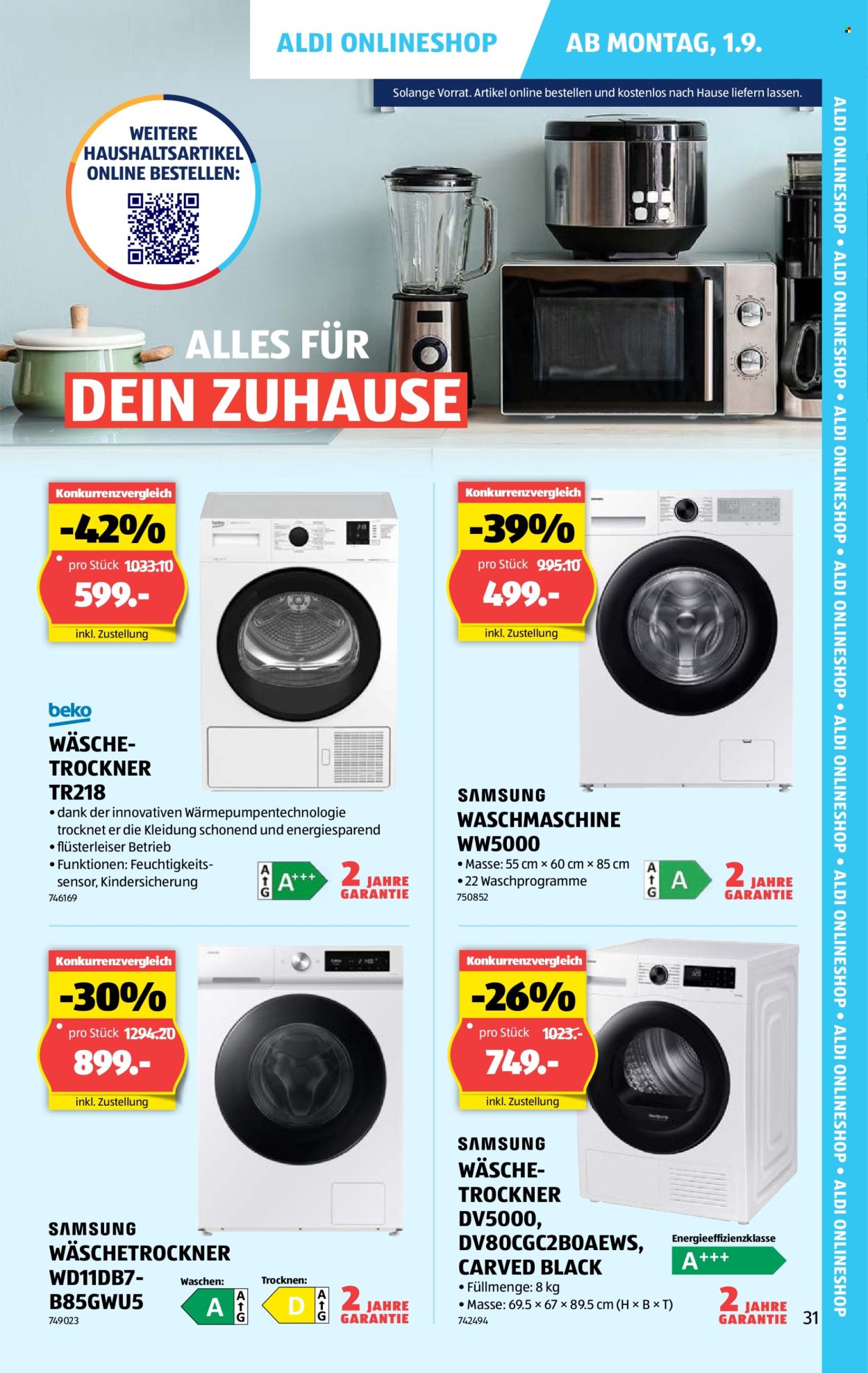Volantino Aldi - 28.8.2025 - 3.9.2025. Pagina 31
