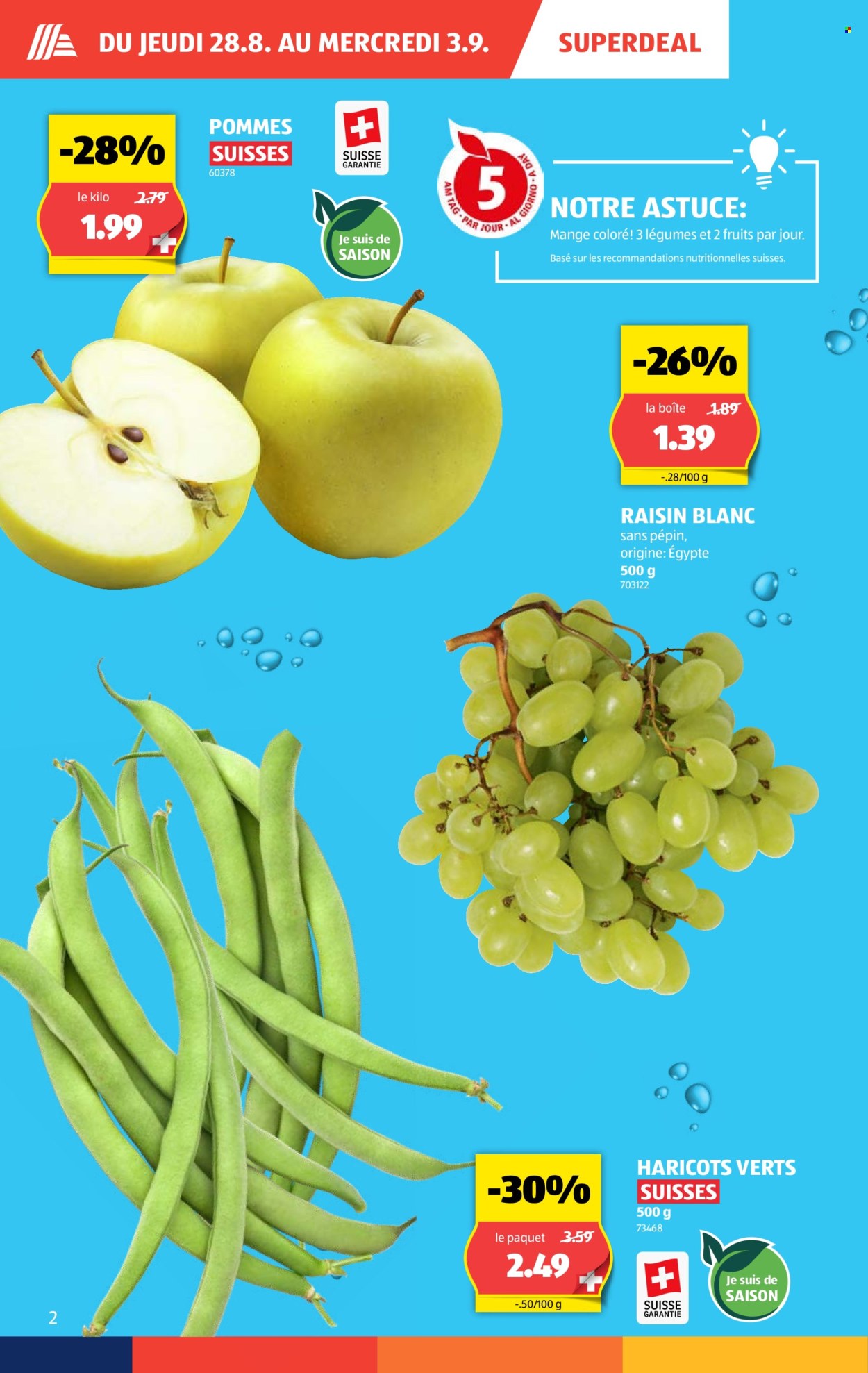 Volantino Aldi - 28.8.2025 - 3.9.2025. Pagina 2