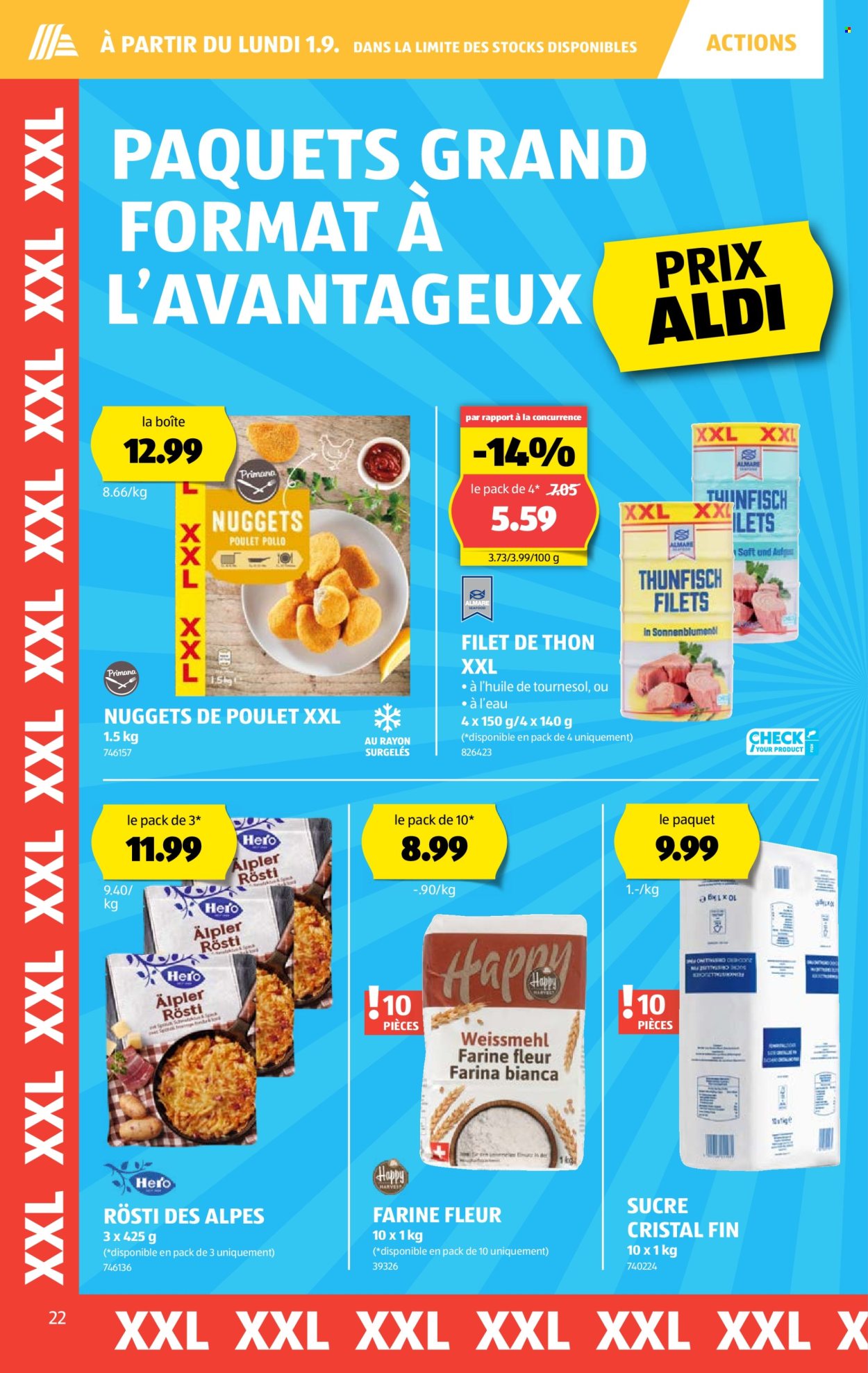 Volantino Aldi - 28.8.2025 - 3.9.2025. Pagina 22