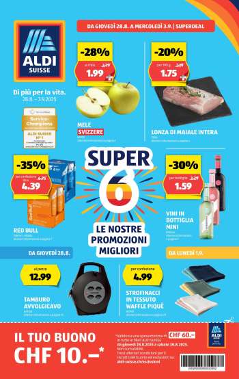 Volantino Aldi - 28.8.2025 - 3.9.2025.
