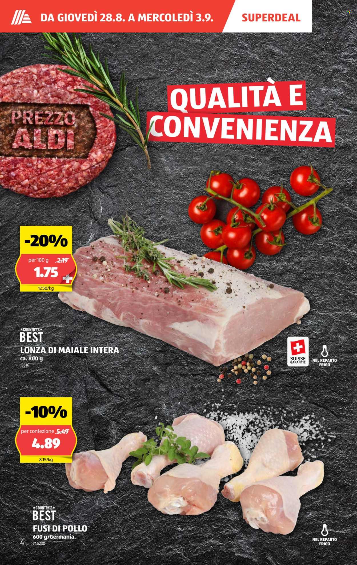 Volantino Aldi - 28.8.2025 - 3.9.2025. Pagina 4