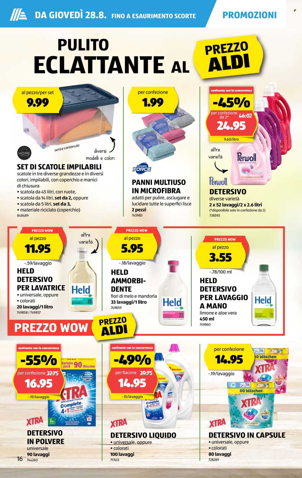 Volantino Aldi - 28.8.2025 - 3.9.2025. Pagina 16