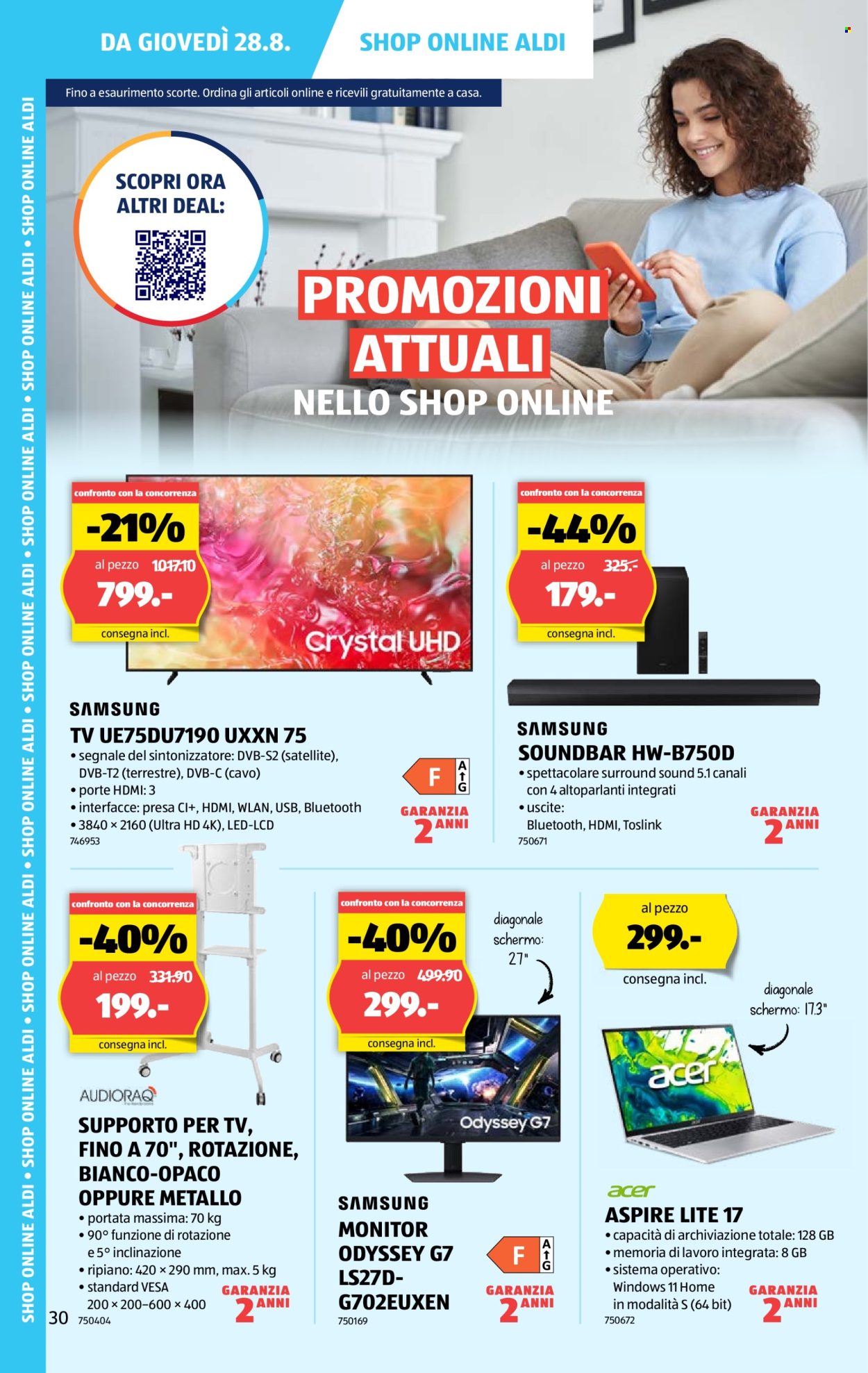 Volantino Aldi - 28.8.2025 - 3.9.2025. Pagina 30