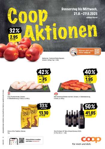 Prospekte Coop - 21.8.2025 - 27.8.2025.