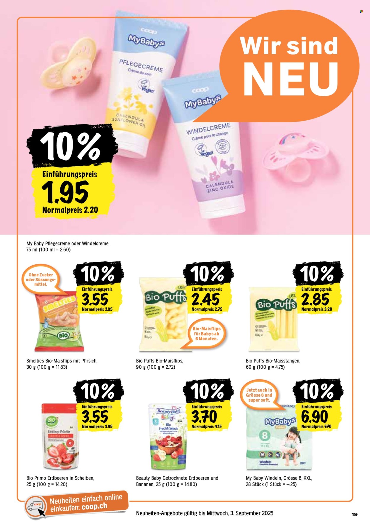 Prospekt Coop - 21.8.2025 - 27.8.2025. Seite 19