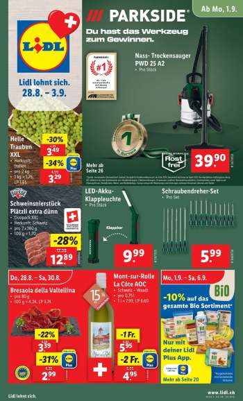 Catalogue Lidl - 28.8.2025 - 3.9.2025.