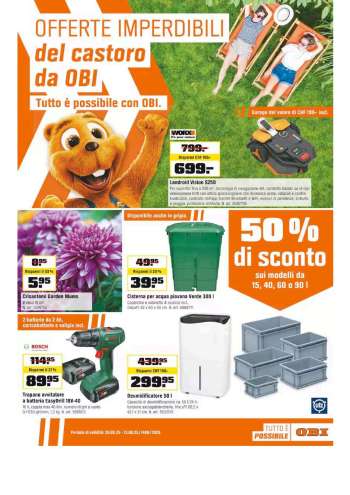 Volantino OBI - 24.8.2025 - 13.9.2025.