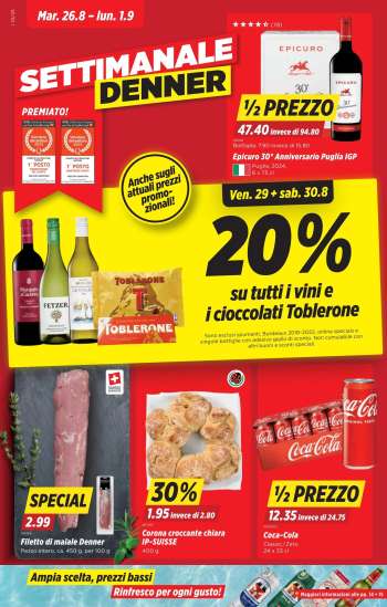 Volantino Denner - 26.8.2025 - 1.9.2025.