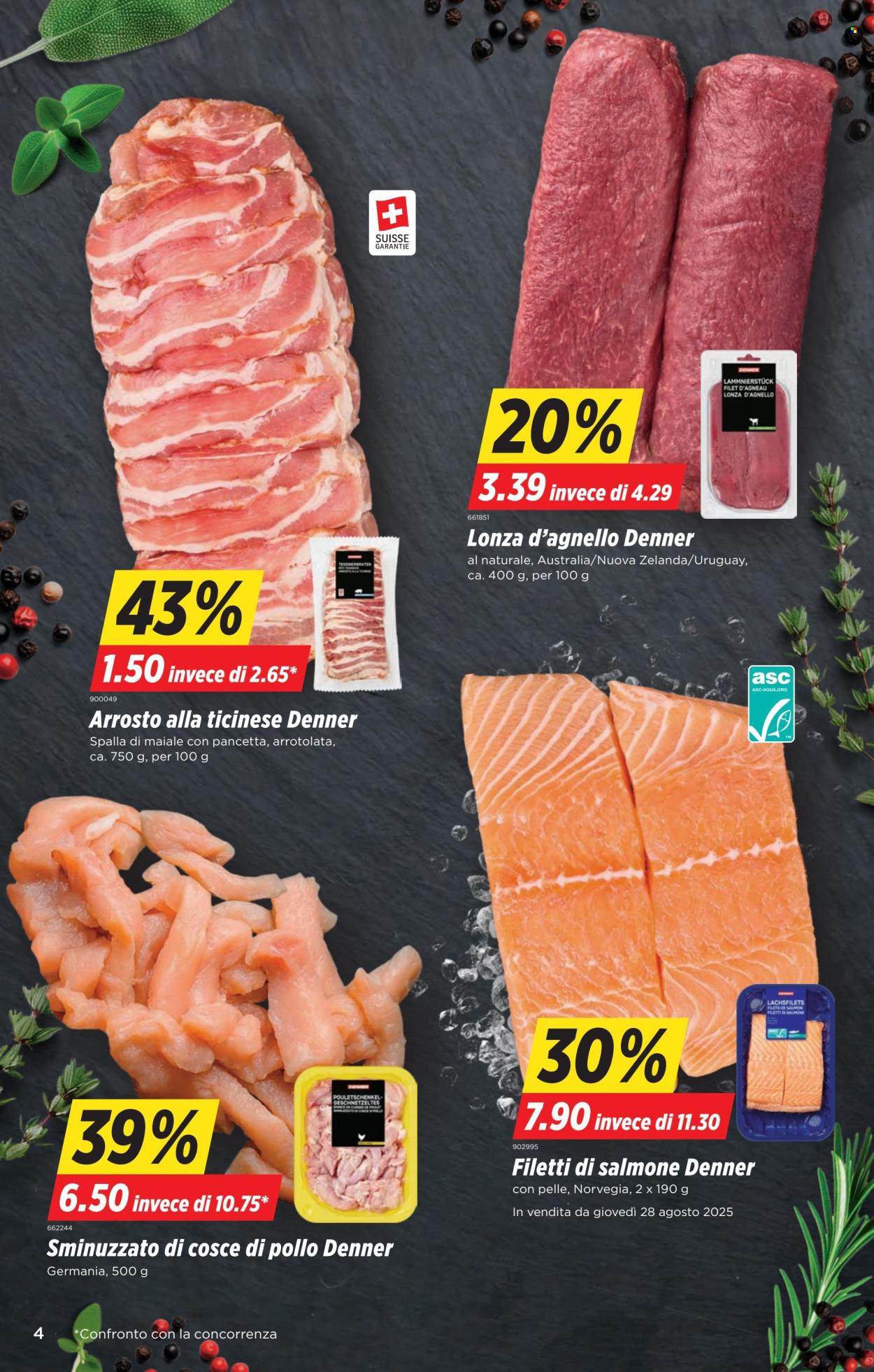 Volantino Denner - 26.8.2025 - 1.9.2025. Pagina 4