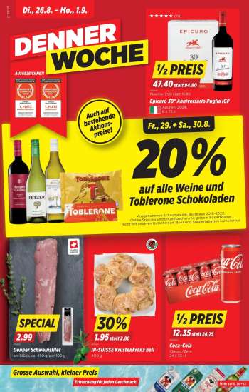 Volantino Denner - 26.8.2025 - 1.9.2025.