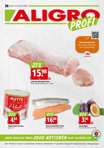 Prospekte ALIGRO - 1.9.2025 - 6.9.2025.