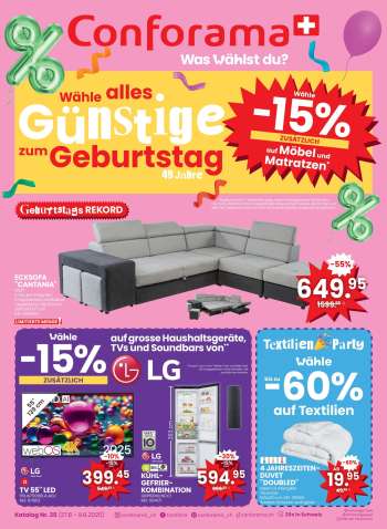 Catalogue Conforama - 27.8.2025 - 9.9.2025.