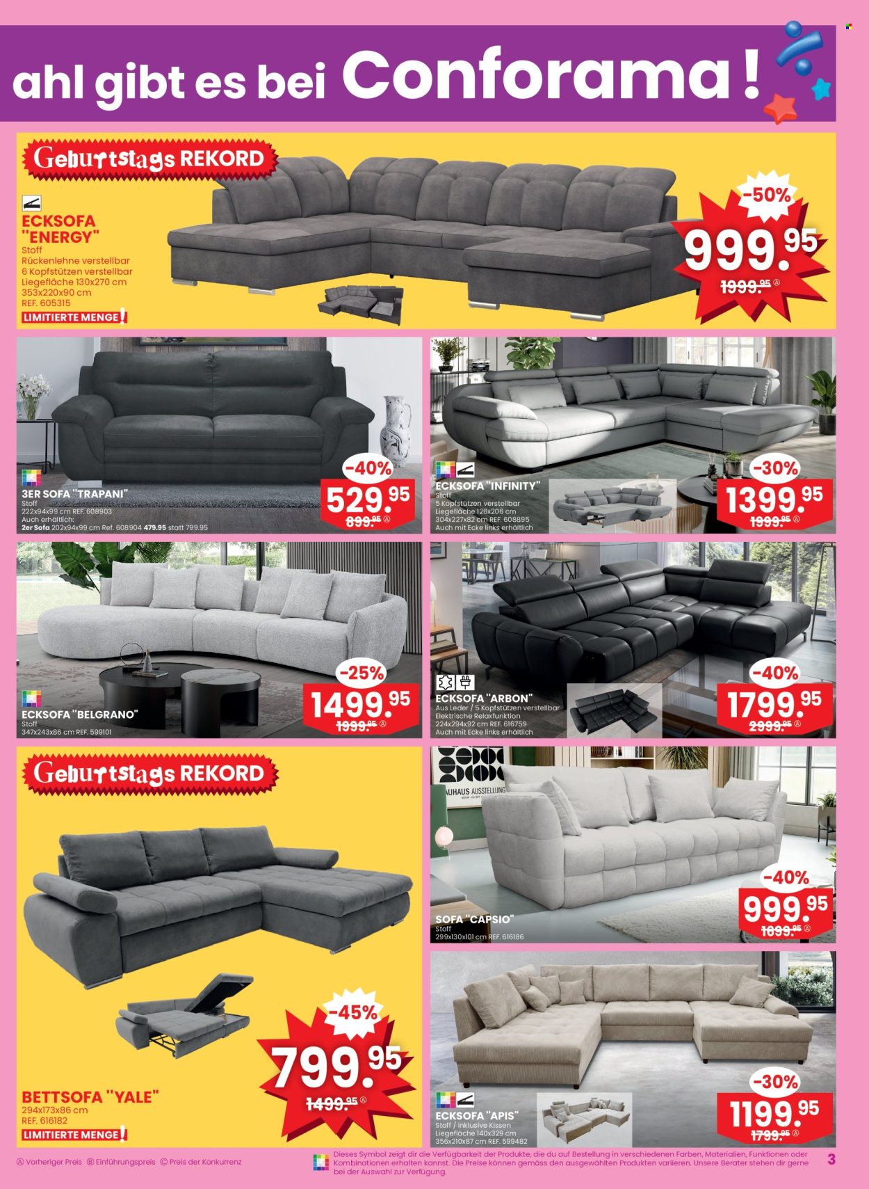 Volantino Conforama - 27.8.2025 - 9.9.2025. Pagina 3
