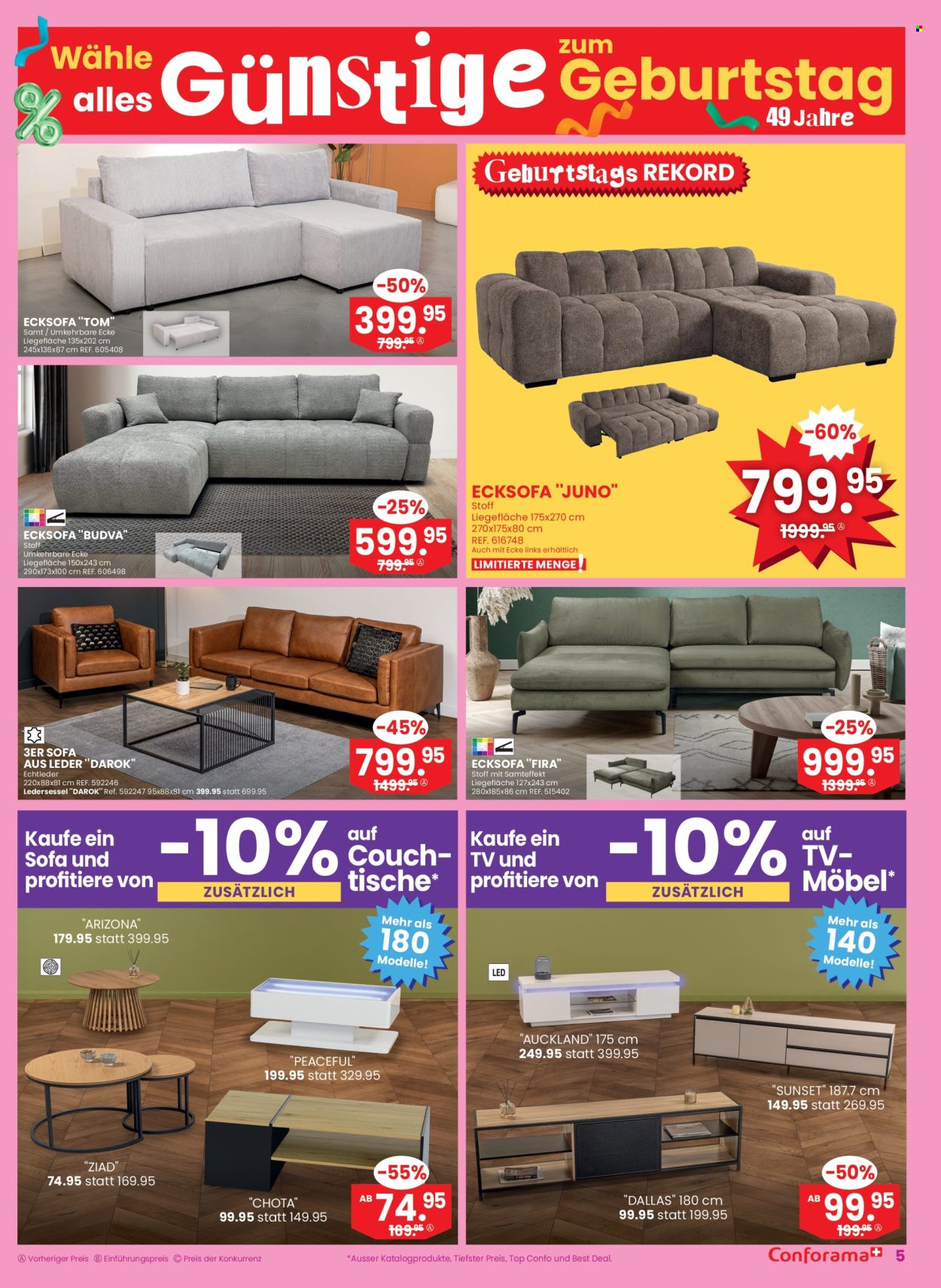 Volantino Conforama - 27.8.2025 - 9.9.2025. Pagina 5