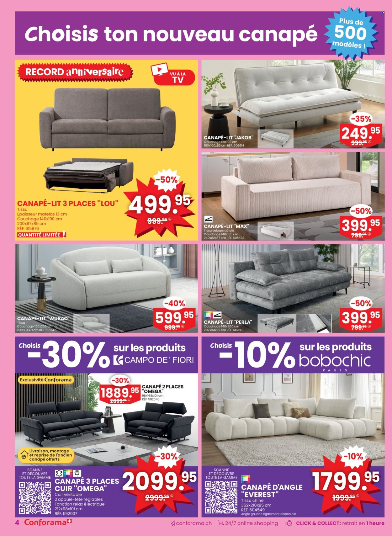 Volantino Conforama - 27.8.2025 - 9.9.2025. Pagina 4