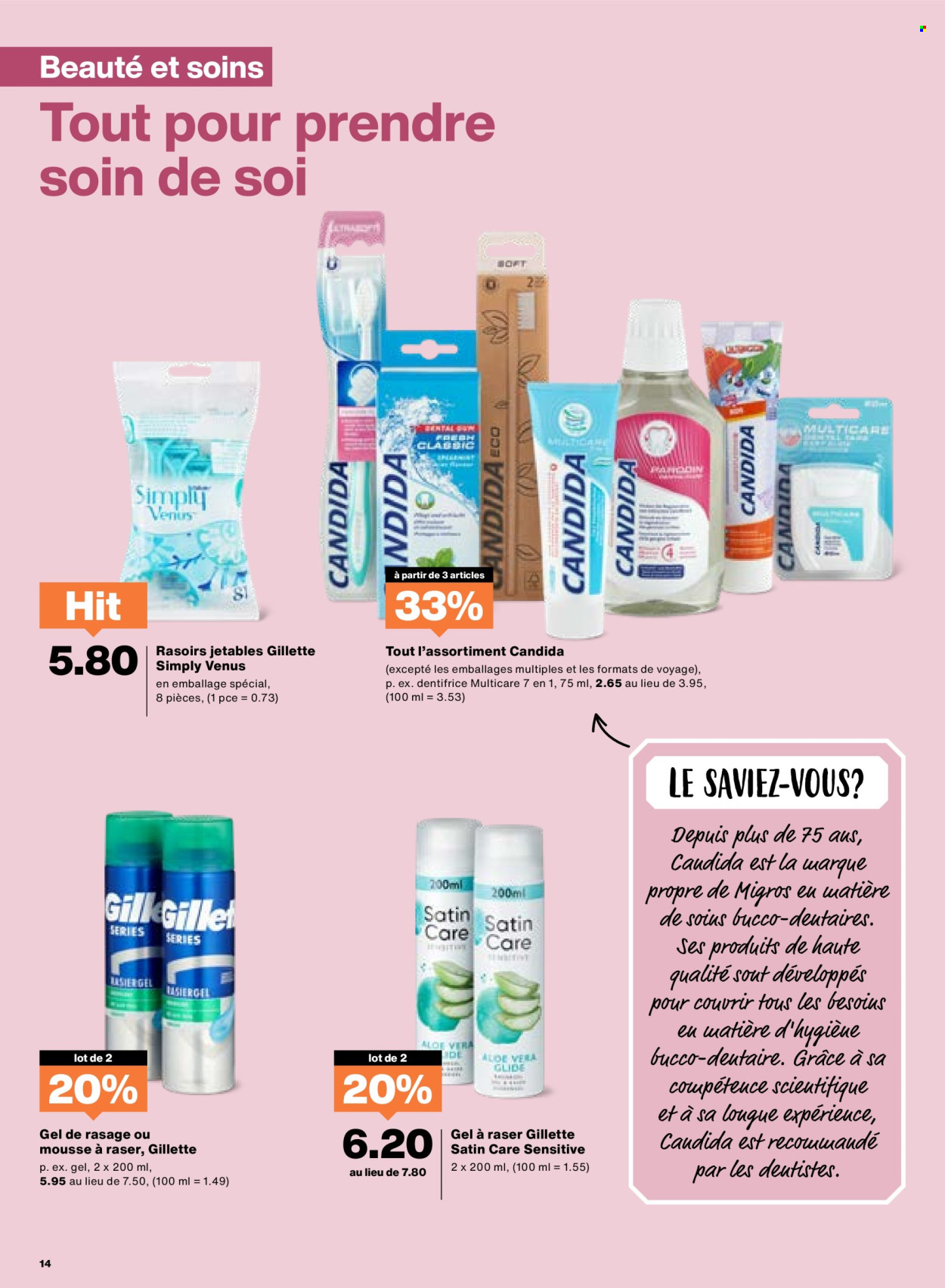 Volantino Migros - 26.8.2025 - 1.9.2025. Pagina 14