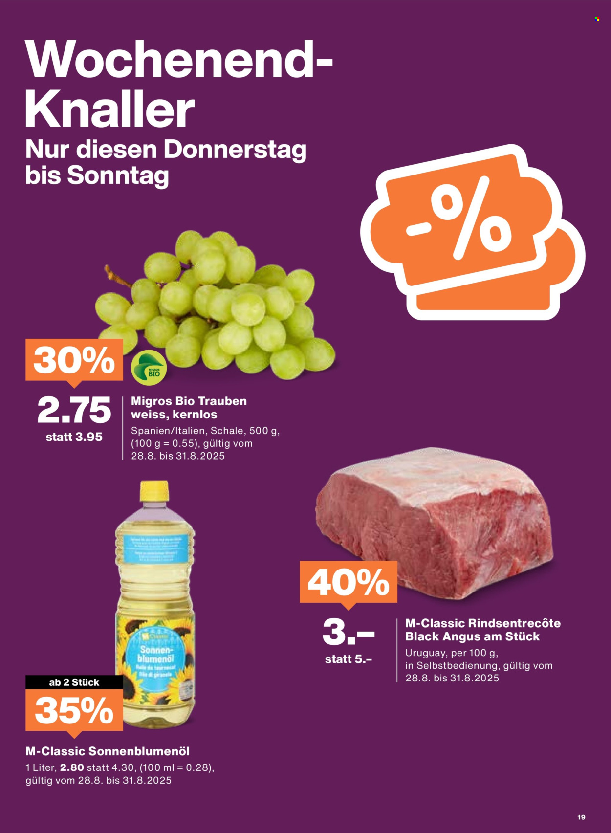 Volantino Migros - 26.8.2025 - 1.9.2025. Pagina 19