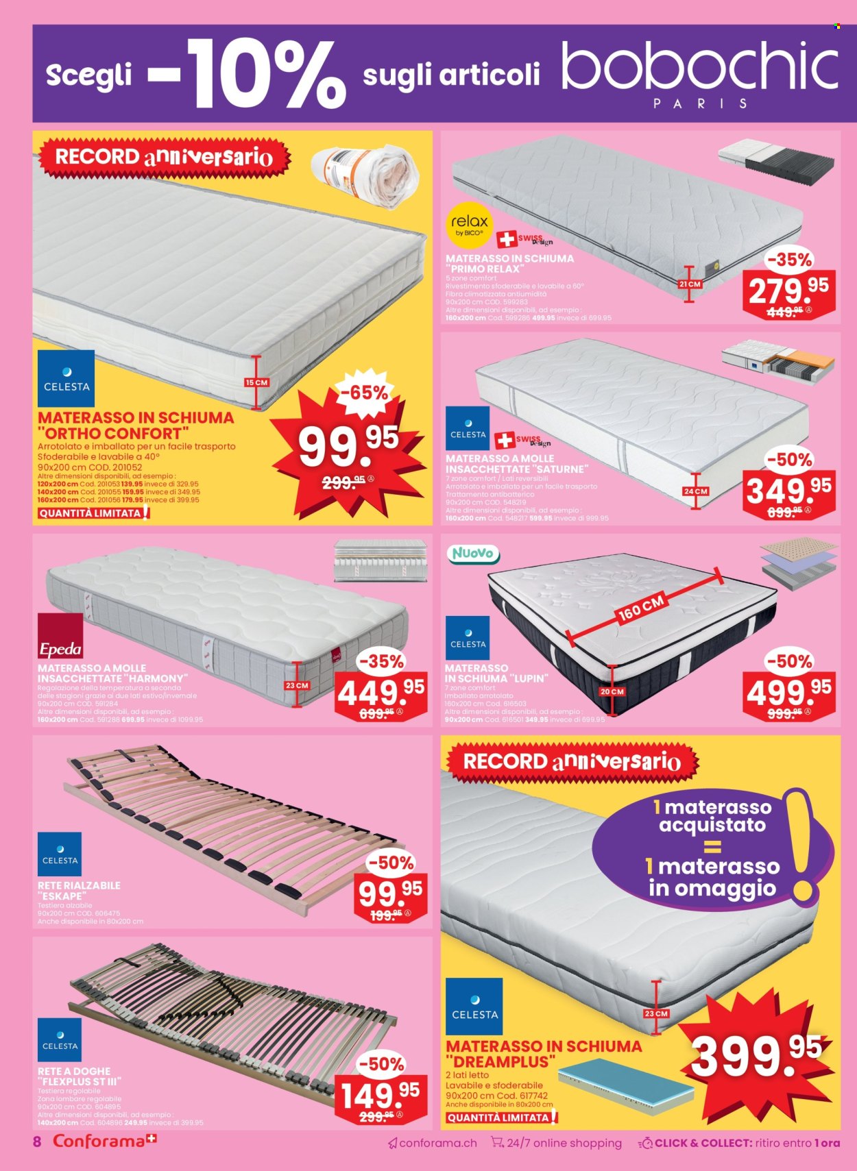 Volantino Conforama - 27.8.2025 - 9.9.2025. Pagina 8