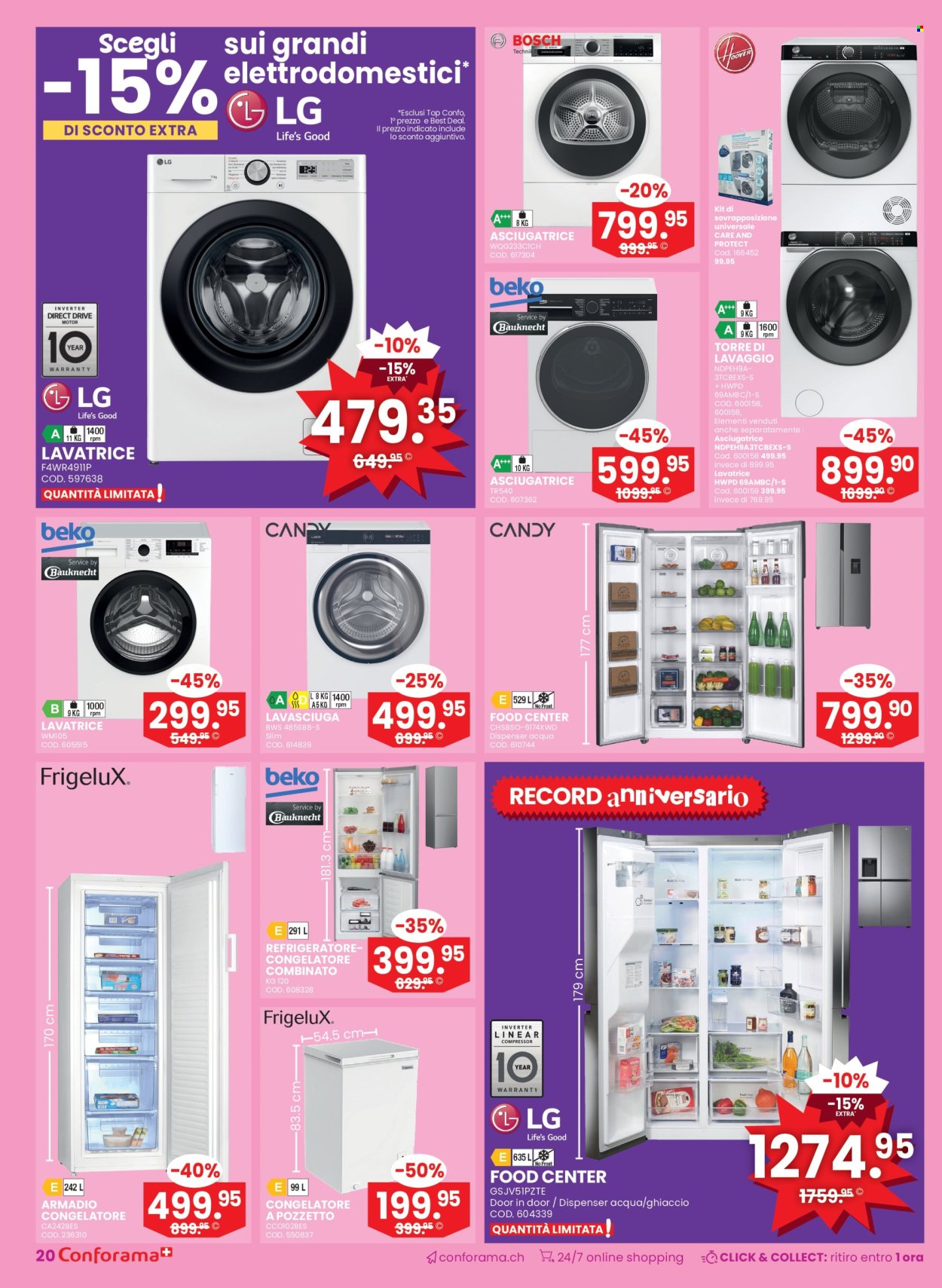 Volantino Conforama - 27.8.2025 - 9.9.2025. Pagina 20