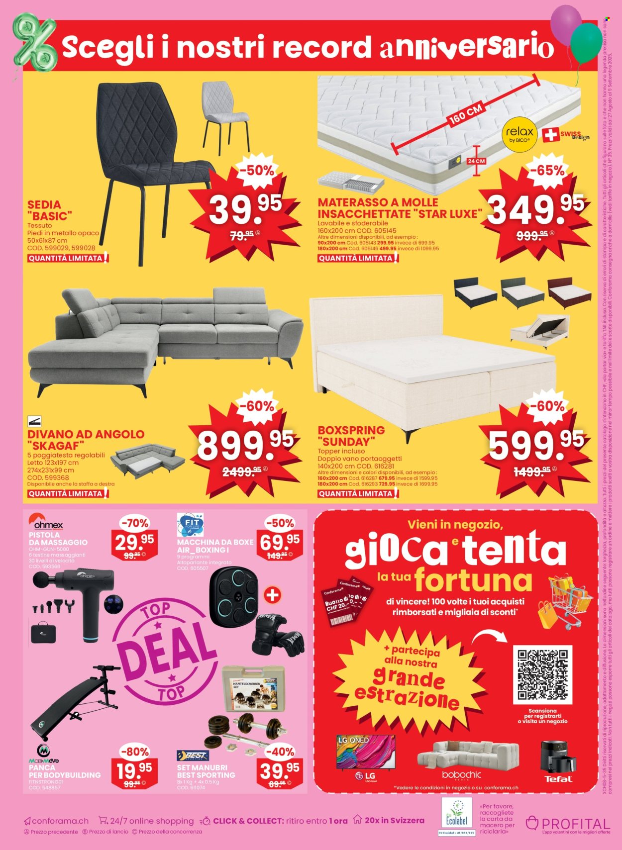 Volantino Conforama - 27.8.2025 - 9.9.2025. Pagina 24