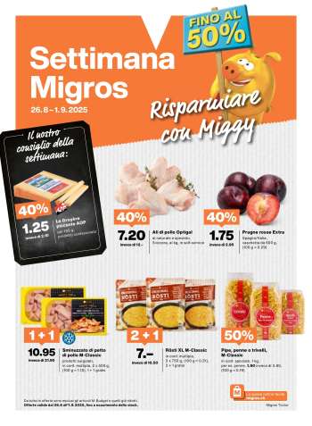 Catalogue Migros - 26.8.2025 - 1.9.2025.