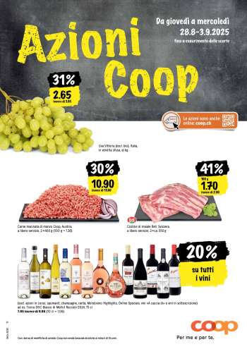 Volantino Coop - 28.8.2025 - 3.9.2025.
