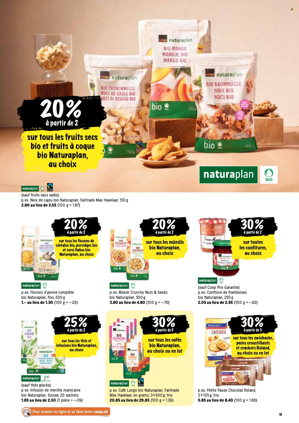 Prospekt Coop - 28.8.2025 - 3.9.2025. Seite 9